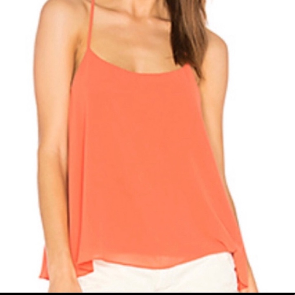 Worn Once Show Me Your Mumu Coral Tank Top, Sz S